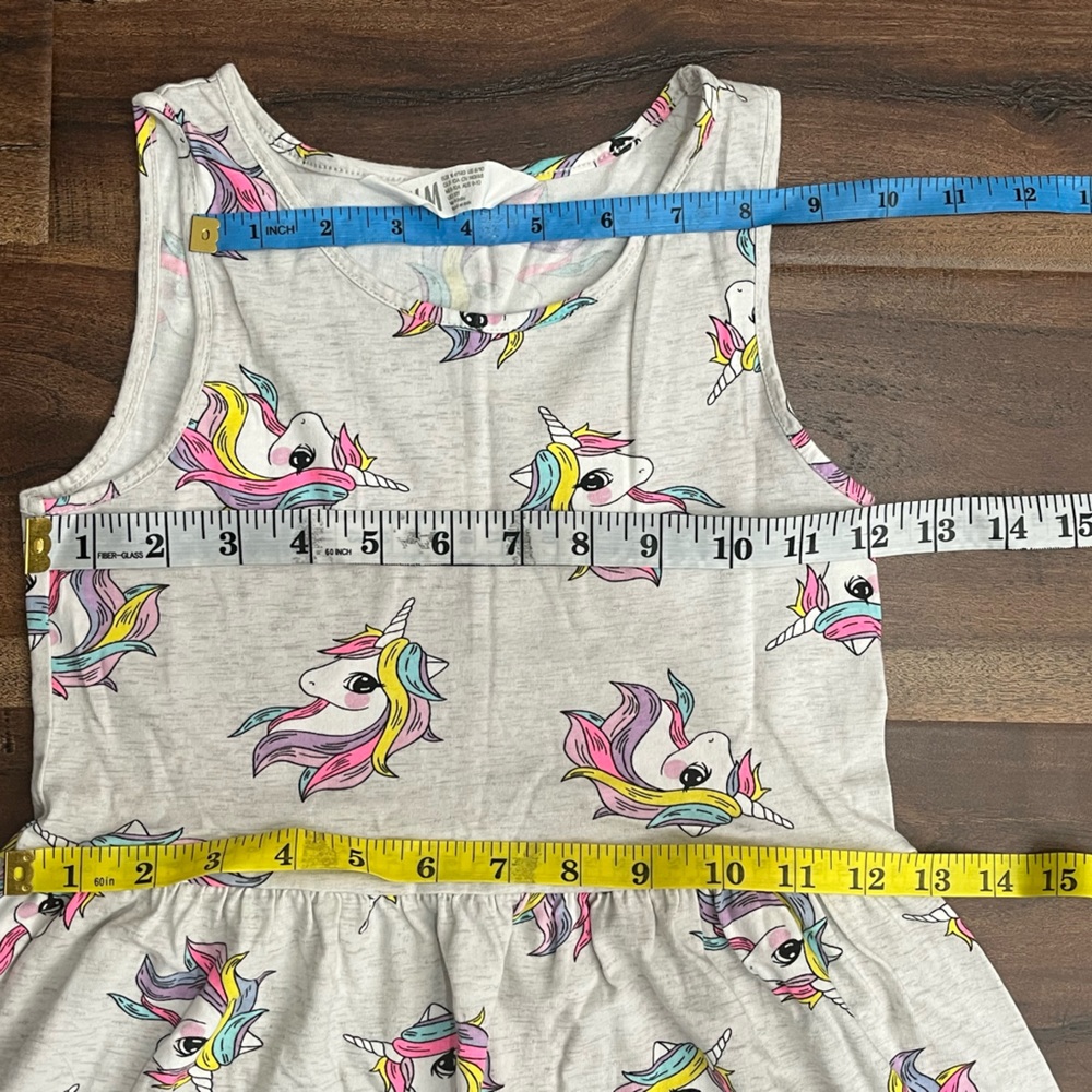 H&M Unicorn Design Girl Dress - Picture 8 of 9